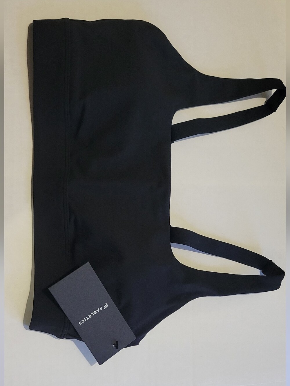 Sujetador Deportivo Fabletics Negro Ajustable - Talla M (Nuevo con Etiquetas)